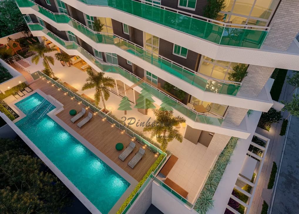 Apartamento 2 Quartos ALL ALVES LIMA LIVING: Luxo em Fortaleza