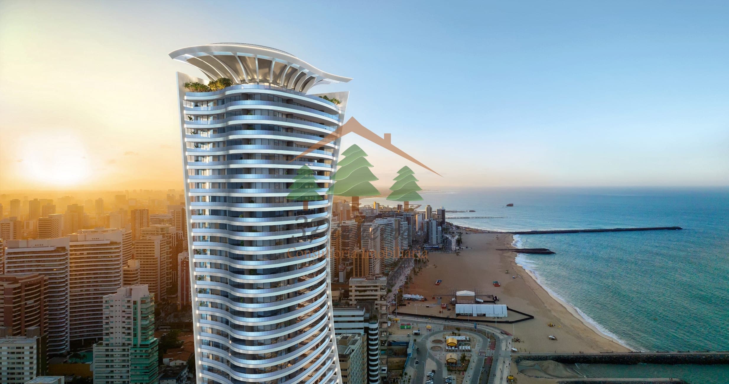 Ivens Monumental: Luxo Exclusivo no Meireles, Fortaleza c/ Heliponto