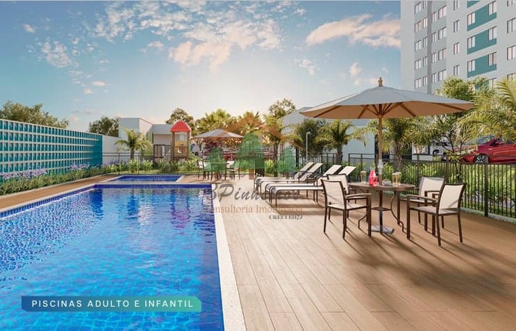 Apartamento 2 Quartos | Condomínio Clube com Lazer e Segurança