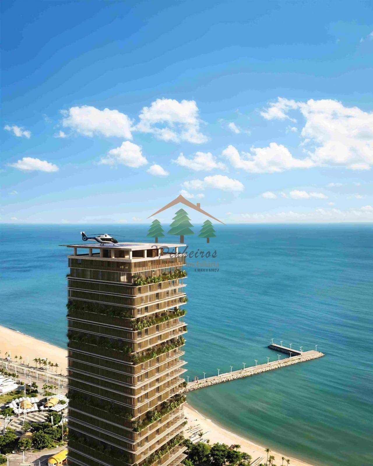 Mansão Seara , alto luxo com vista mar na Beira Mar - Lançamento