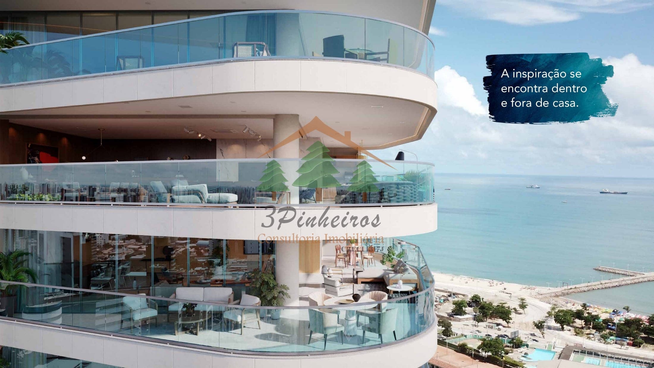 Manabu Meireles: Luxo Vertical com 141m de Altura e 1 Apartamento por Andar - 5 suítes