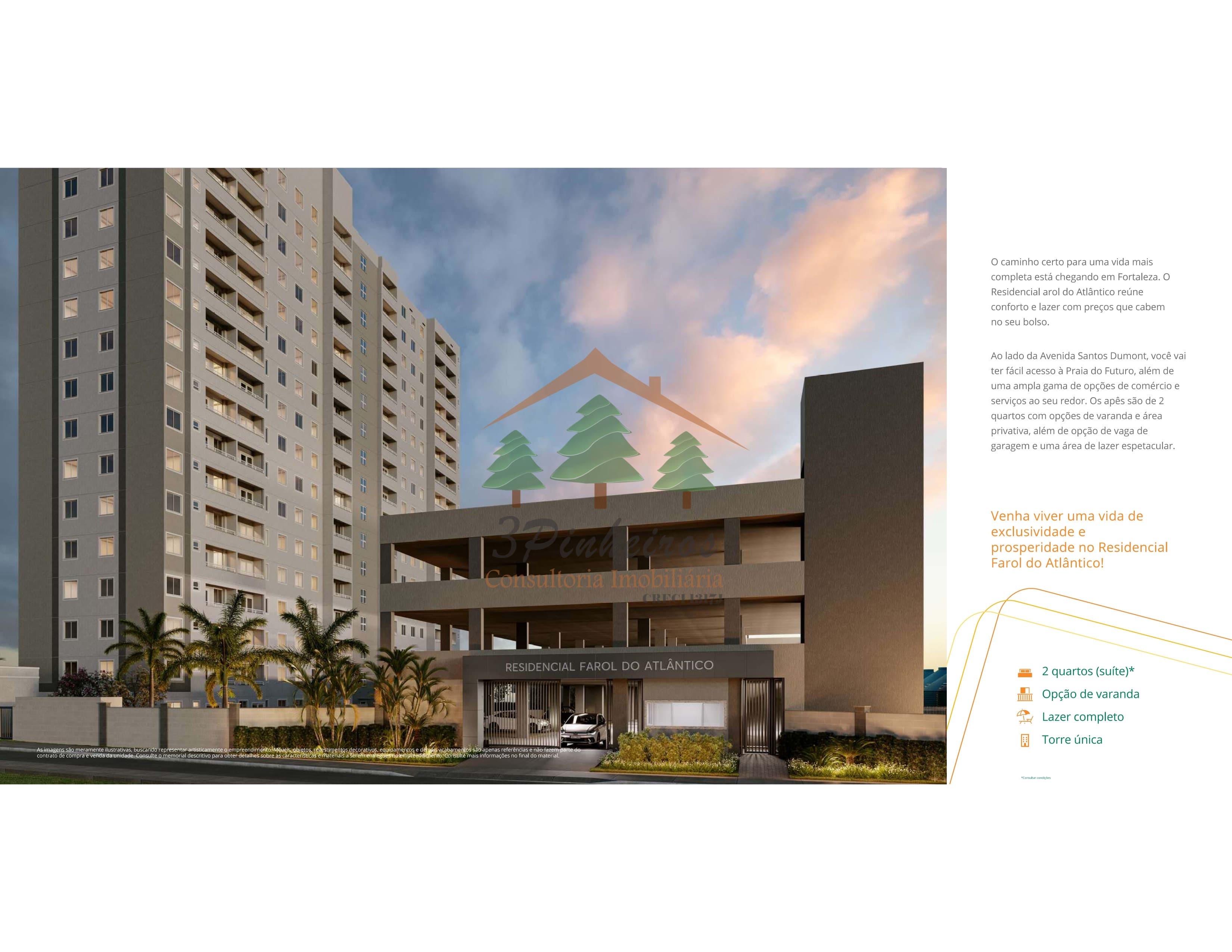 Apartamentos 2 Quartos no Cocó, Fortaleza | Conforto e Lazer