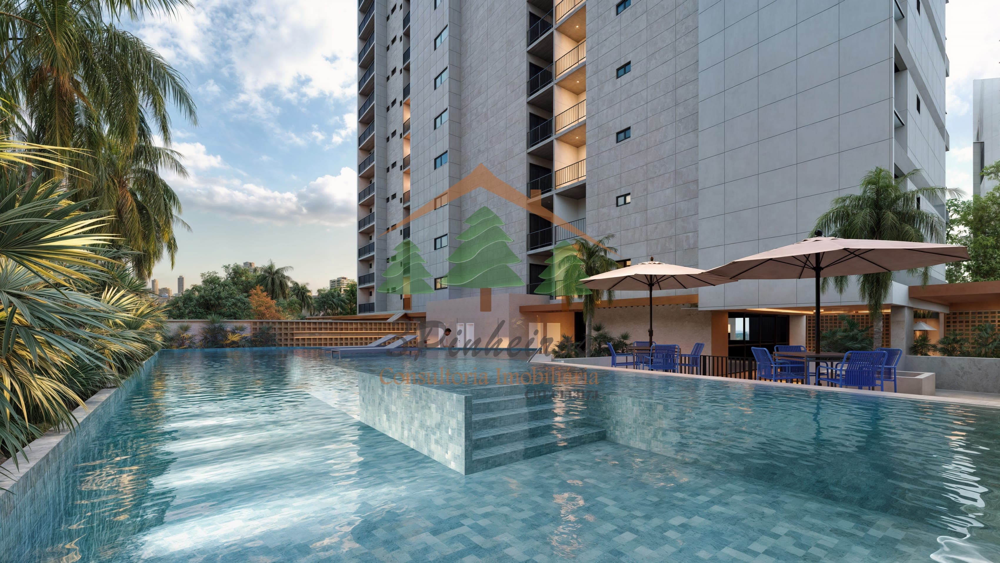 Apartamento à venda no Dionísio Torres em Fortaleza-Ceará – piscina
