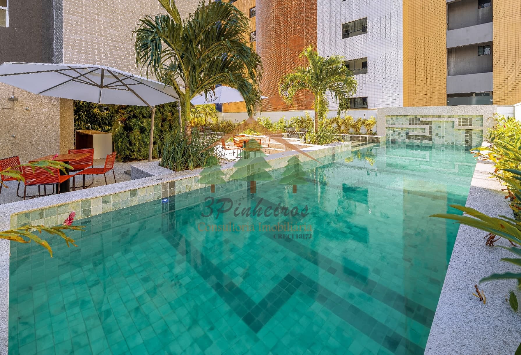 Apartamento à venda no Meireles em Fortaleza-Ceará – piscina
