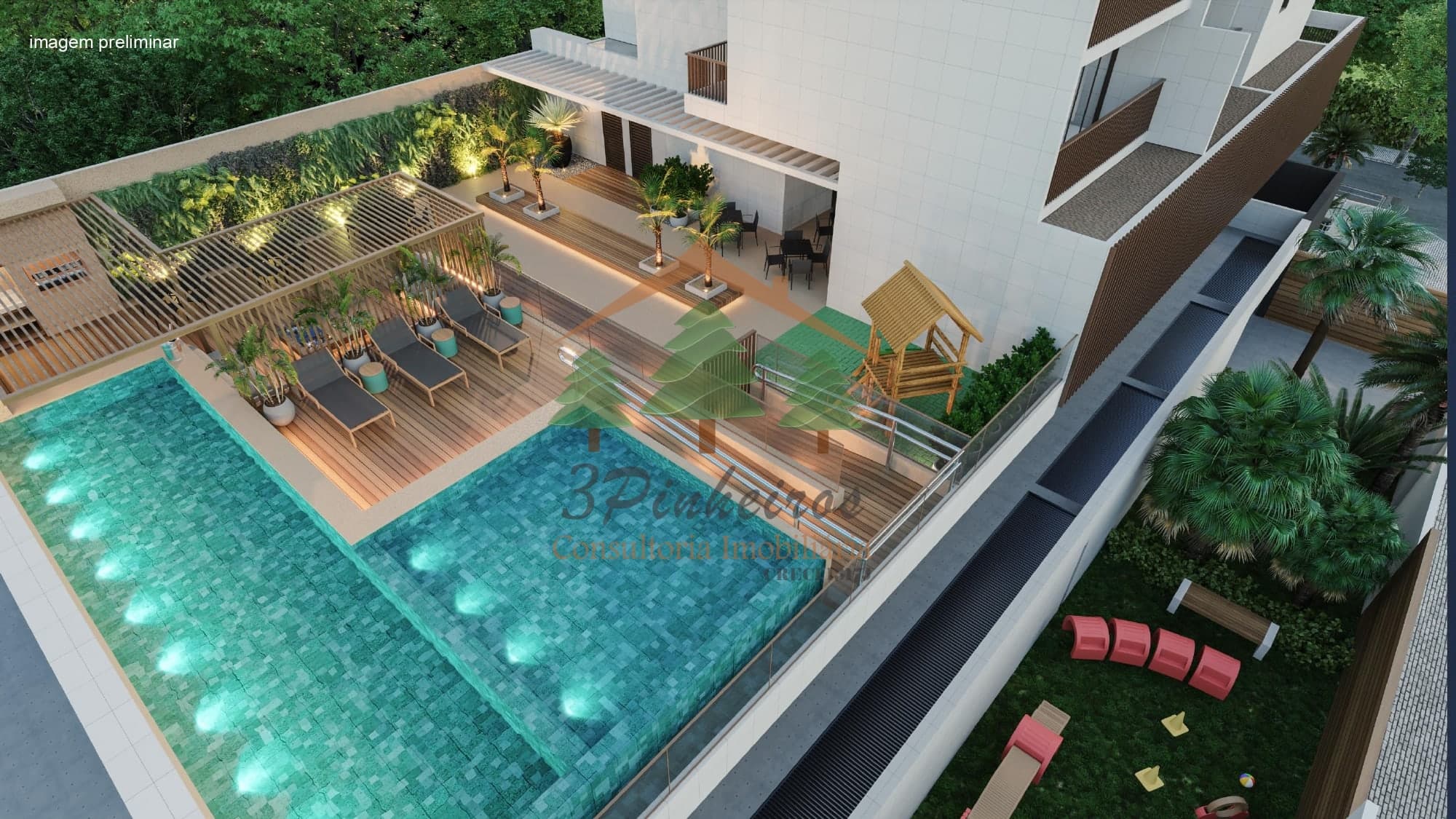 Apartamento à venda no Guararapes em Fortaleza-Ceará – piscina