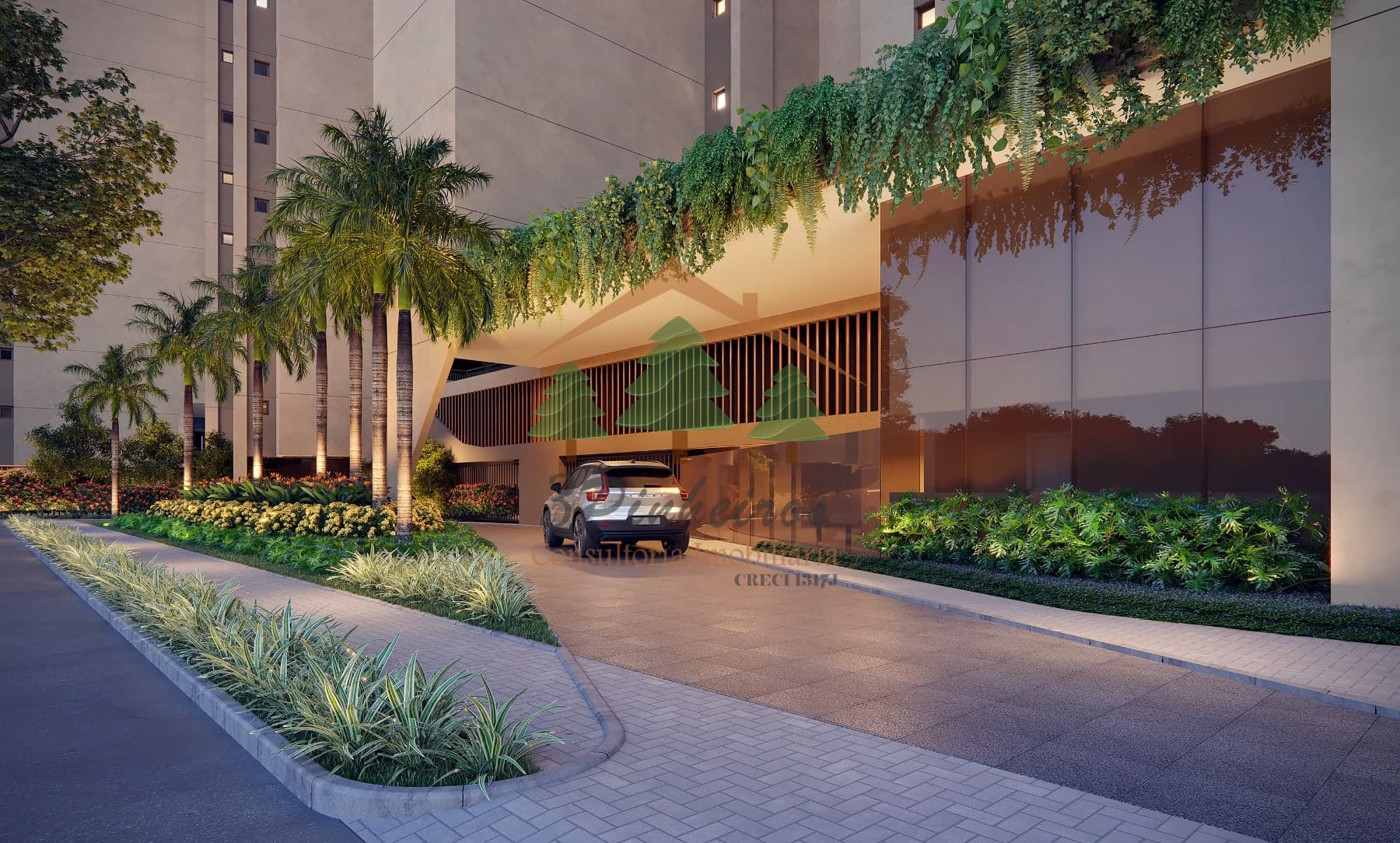 Apartamento à venda no Engenheiro Luciano Cavalcante em Fortaleza-Ceará – port cochere