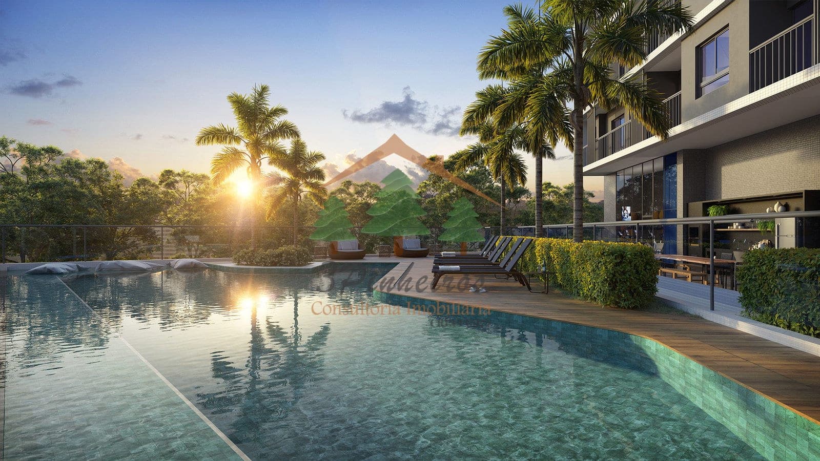 Apartamento à venda no Cocó em Fortaleza-Ceará – piscina