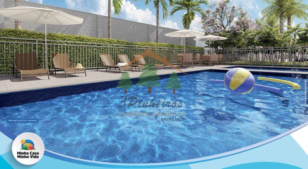 Apartamento à venda na Maraponga em Fortaleza-Ceará – piscina