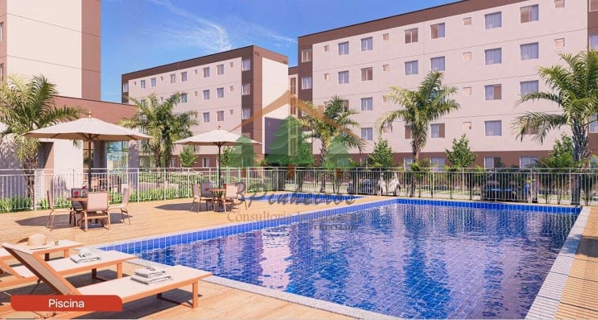 Apartamento à venda na Mangabeira em Eusébio – piscina