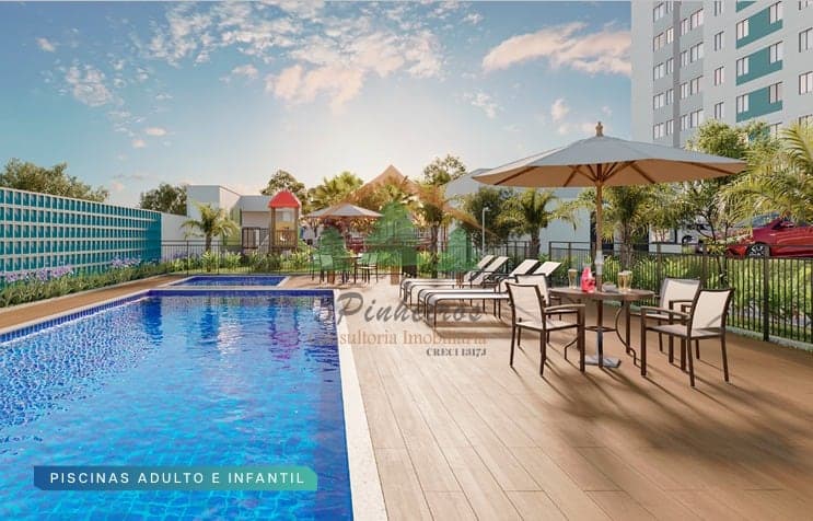 Apartamento à venda no Pici em Fortaleza – piscina