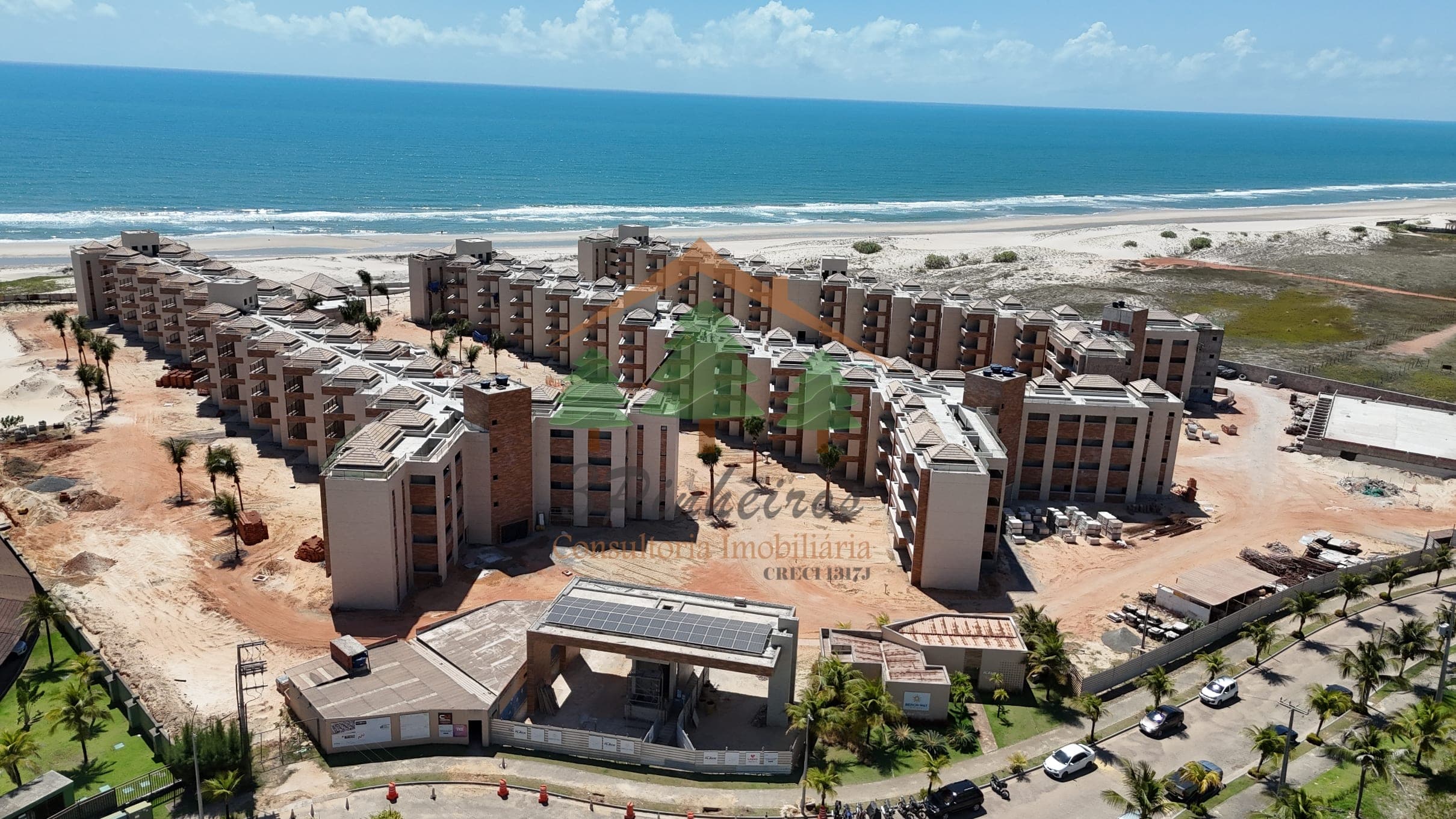 Apartamento à venda no Porto das Dunas em Aquiraz-Ceará – vista do projeto