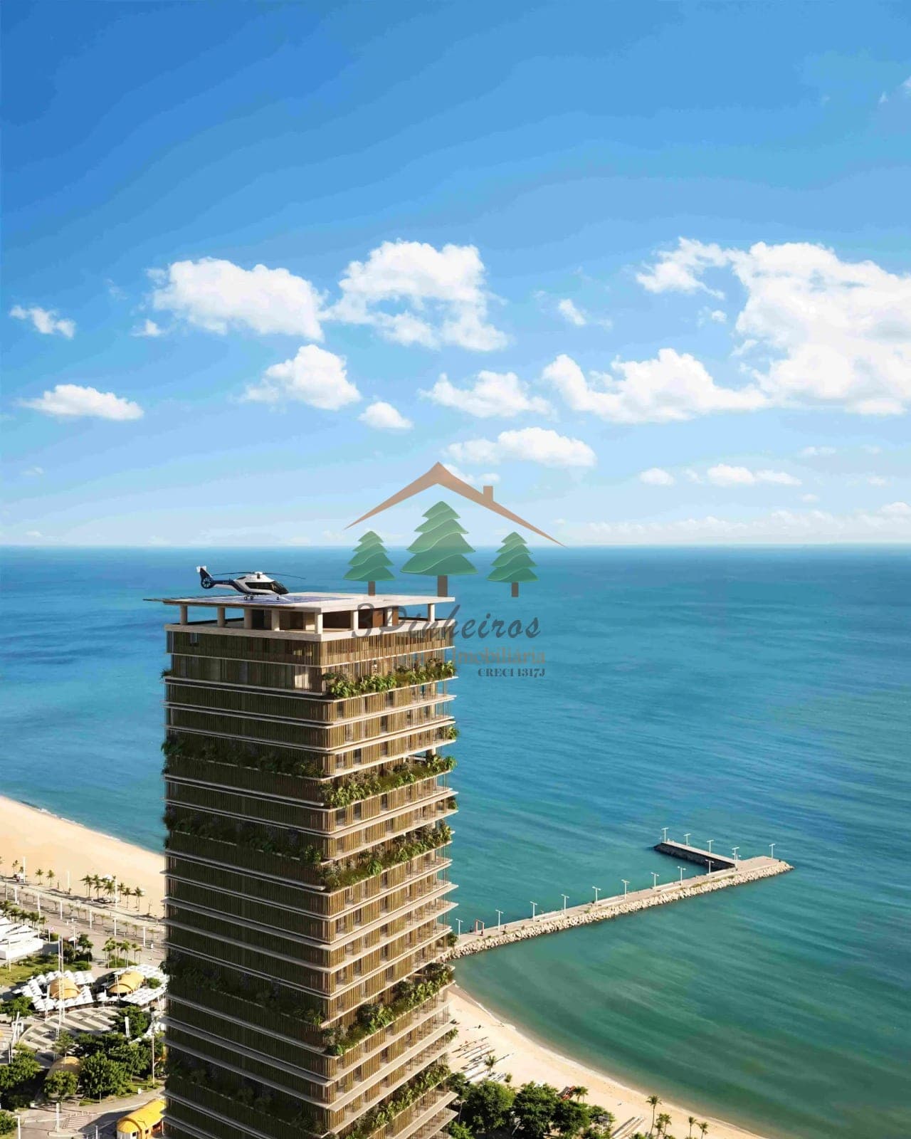 Apartamento à venda no Beira Mar em Fortaleza – fachada