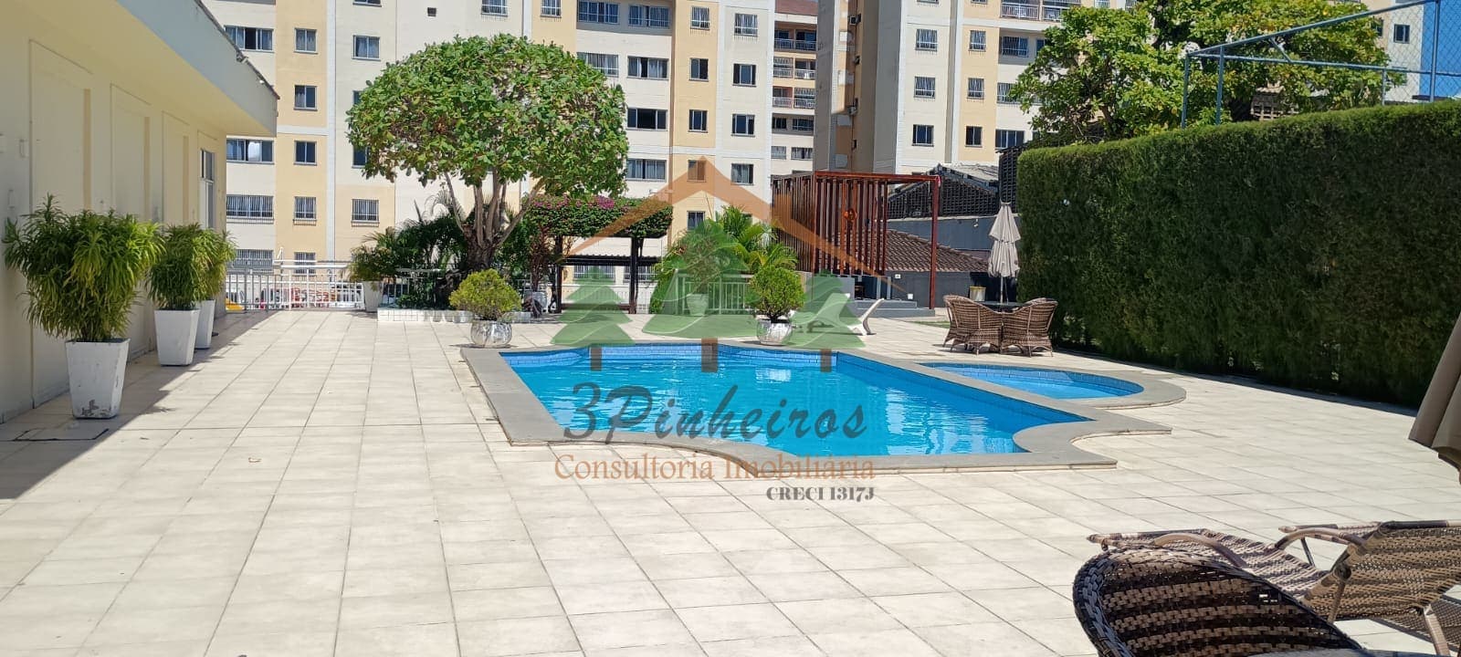 Apartamento à venda no Cristo Redentor, em Fortaleza-Ceará – piscina