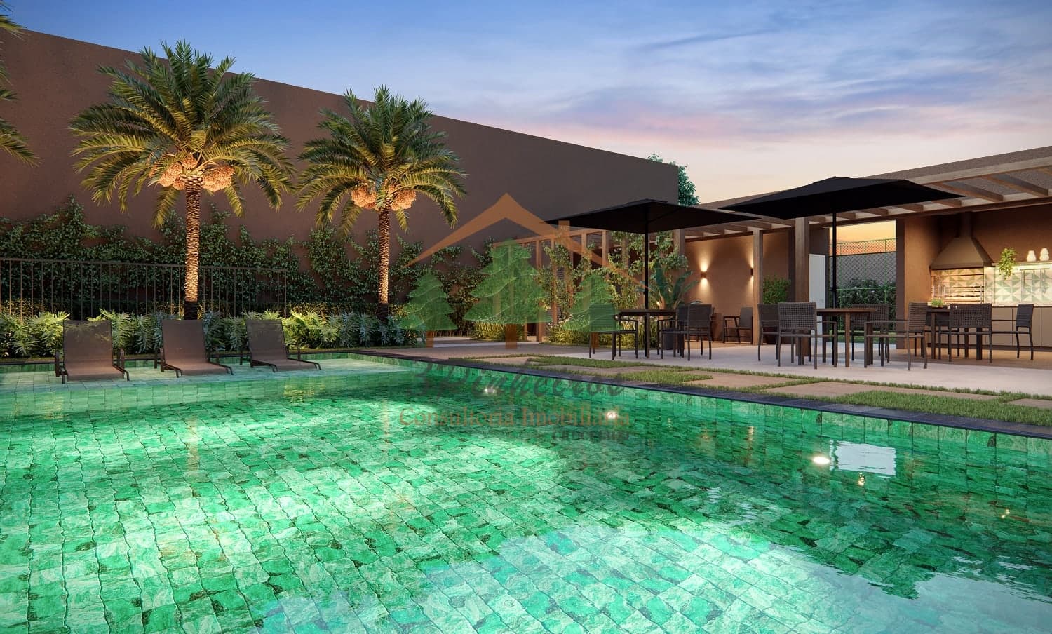 Apartamento à venda no Engenheiro Luciano Cavalcante em Fortaleza-Ceará – piscina