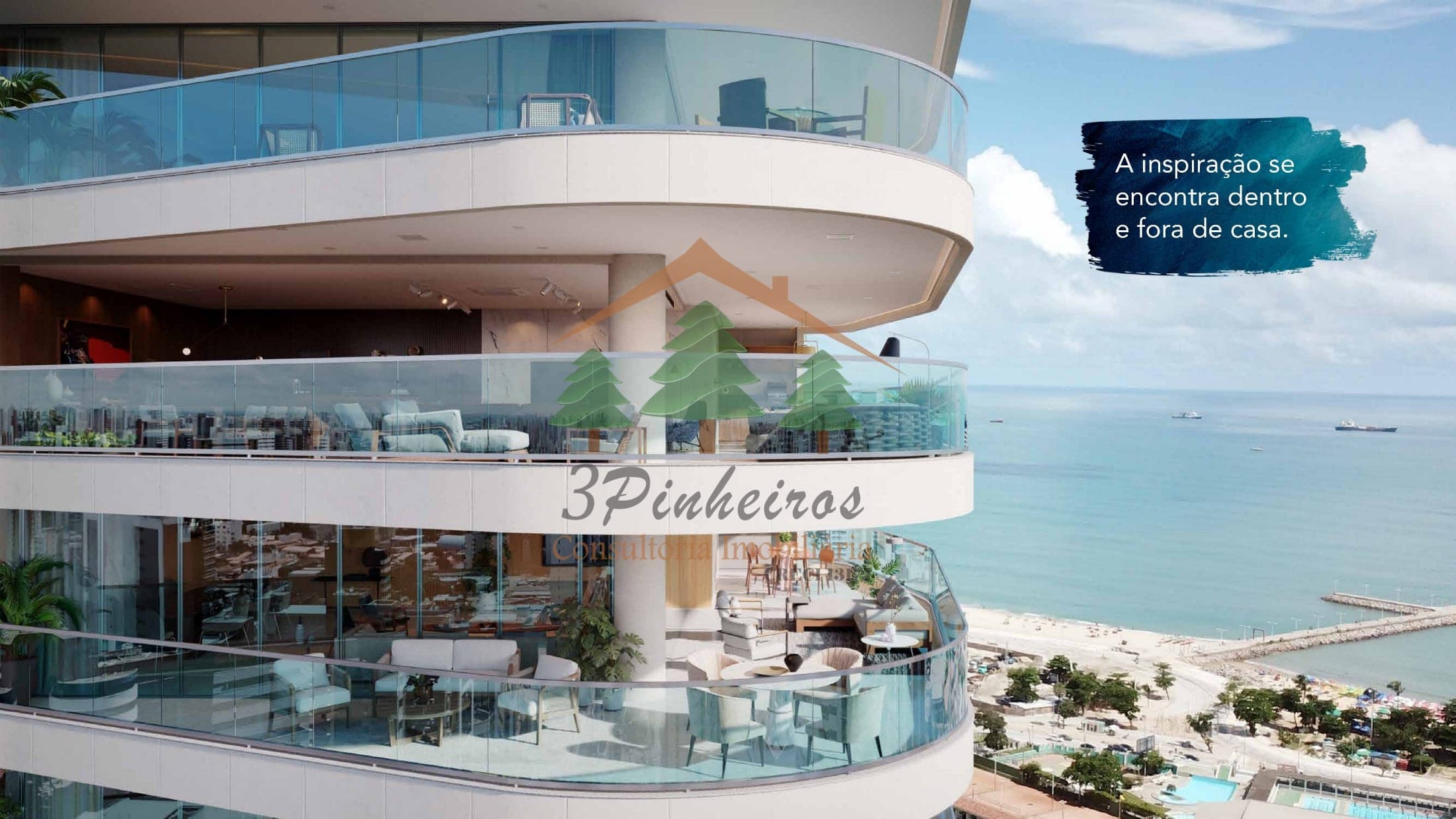 Apartamento à venda no Meireles em Fortaleza-Ceará – vista do alto