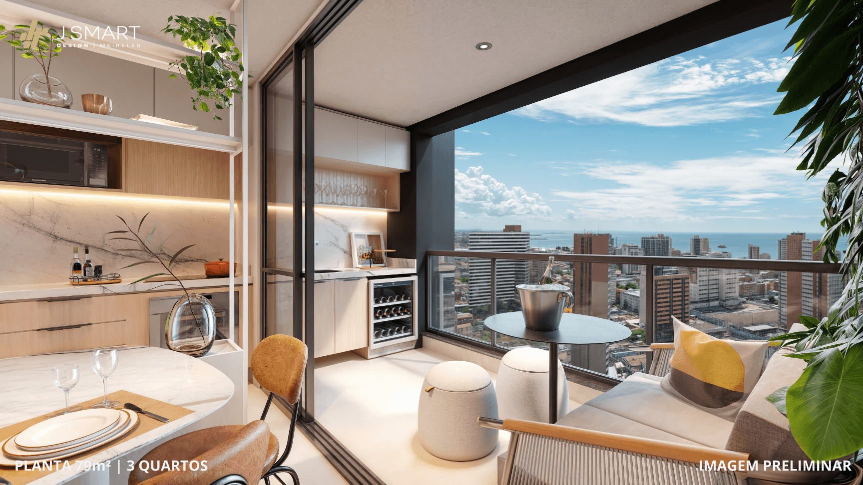 Apartamentos Smart Design Meireles: Tecnologia e Lazer Completo em...