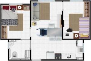 Apartamento à venda com 2 quartos, 415774m² - Foto 7