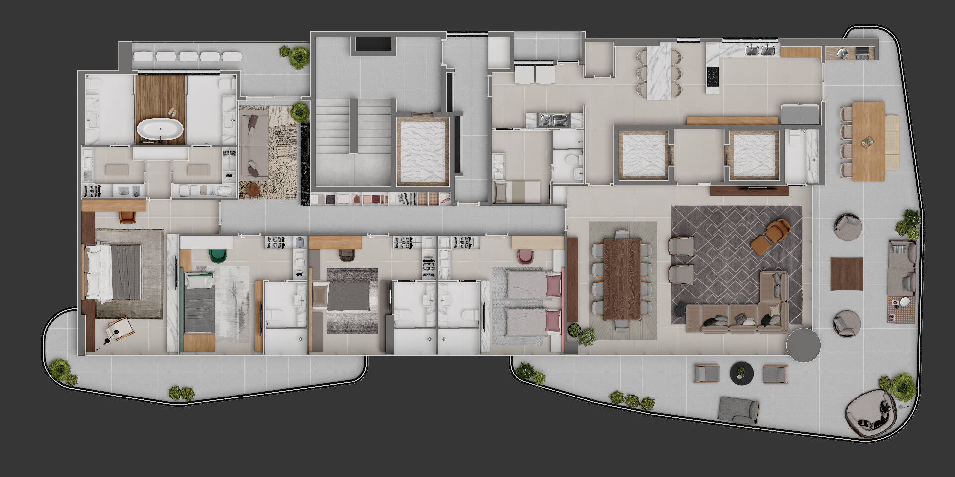 Apartamento à venda com 5 quartos, 353367m² - Foto 20