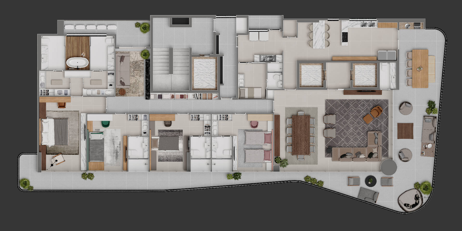 Apartamento à venda com 5 quartos, 353367m² - Foto 21