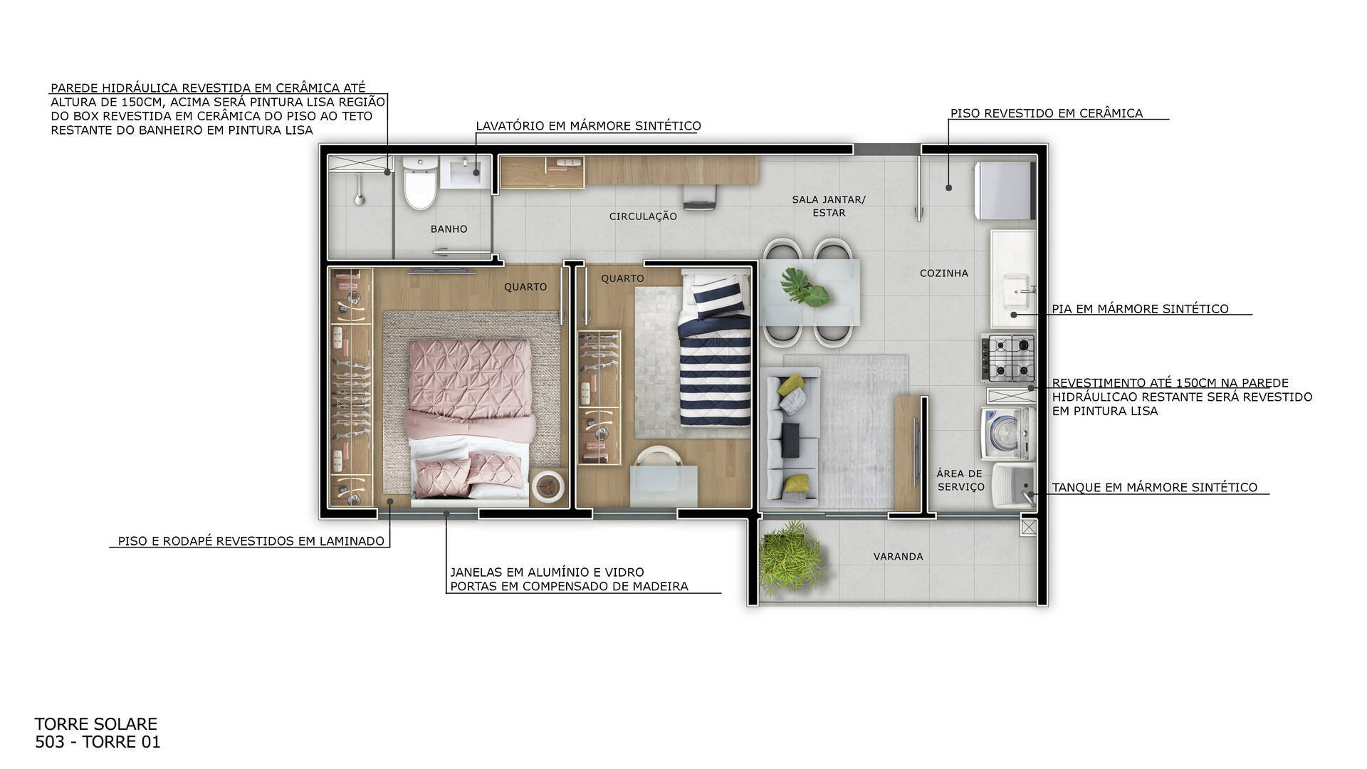 Apartamento à venda com 2 quartos - Foto 13