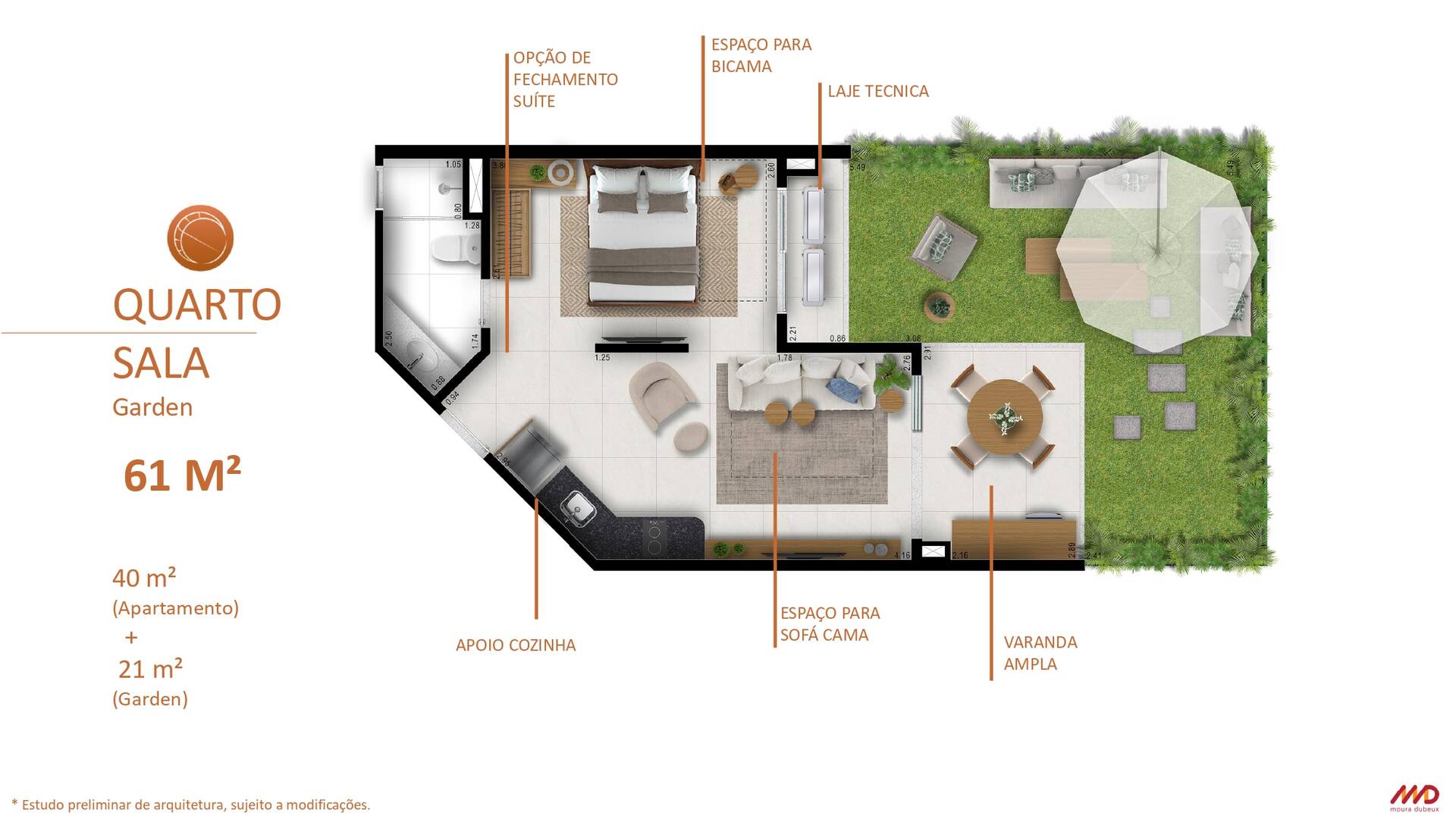 Apartamento à venda com 1 quarto - Foto 17