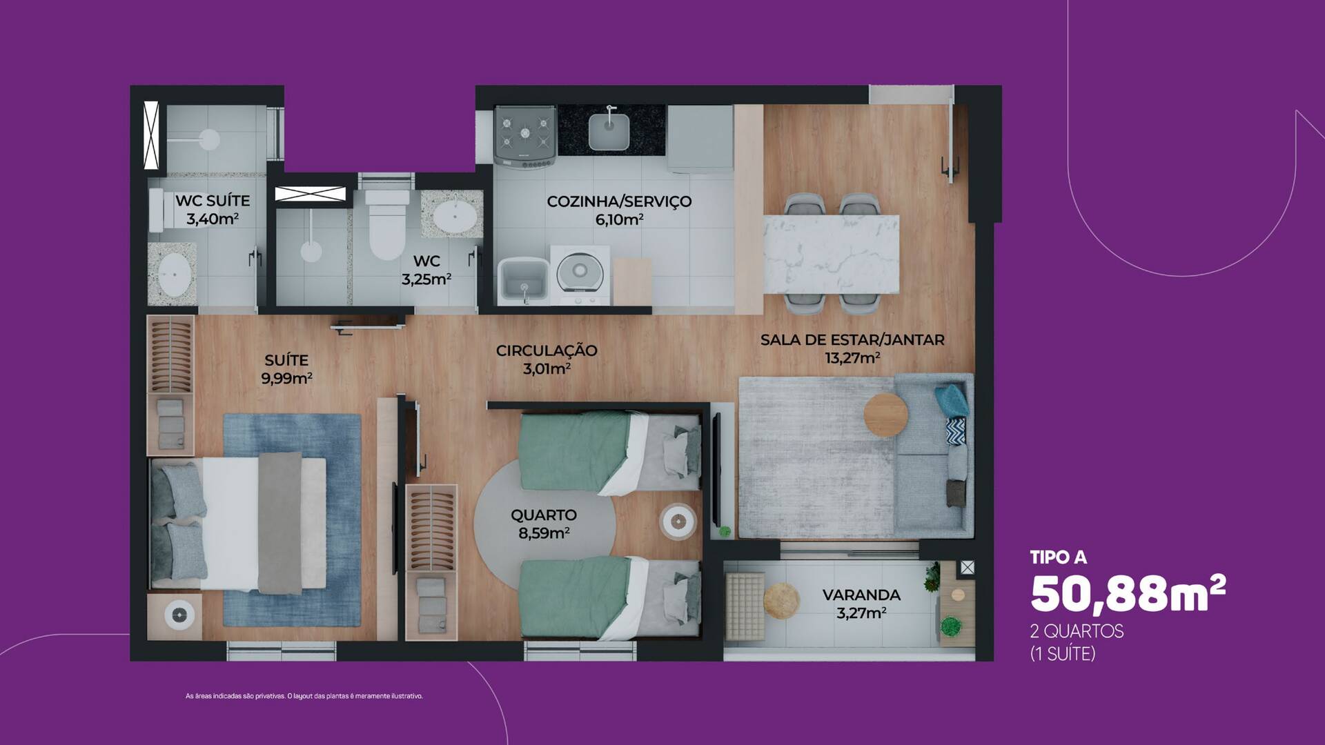 Apartamento, 2 quartos - Foto 13