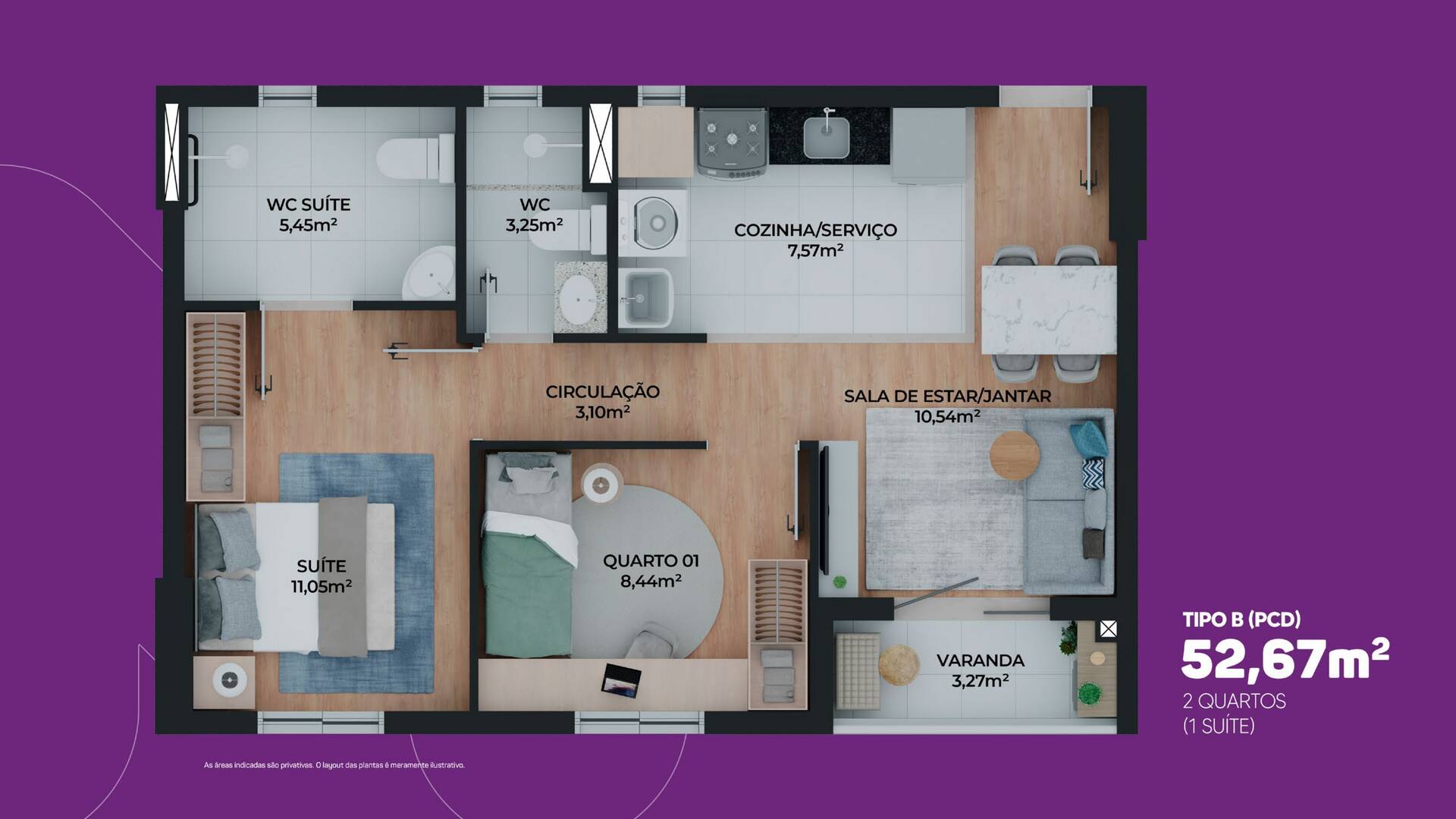 Apartamento, 2 quartos - Foto 14