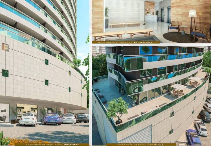 One Milênio, 1 e 2 quartos- Cocó - Fortaleza
